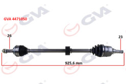 Komple Aks Sağ Toyota Corolla 1.6l 4a-fe Ae101 Ae111 92-00 / 1.3l 2e Ee100 Ee111 94-00 Abs Siz Araçlar İçin 26x23 Komple Boy 925.6mm - 4341020440-4341020441-4341020442