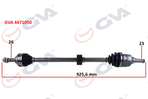 Komple Aks Sağ Toyota Corolla 1.6l 4a-fe Ae101 Ae111 92-00 / 1.3l 2e Ee100 Ee111 94-00 Abs Siz Araçlar İçin 26x23 Komple Boy 925.6mm - 4341020440-4341020441-4341020442