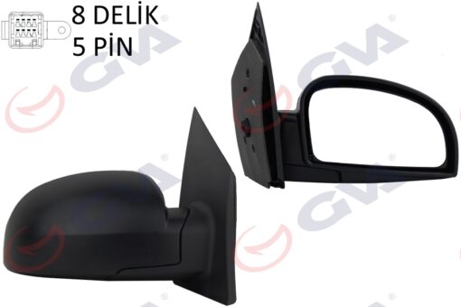 Dış Dikiz Aynası Sağ Getz 02 Elektrikli Isıtmalı Konveks 5 Fiş Vm-452ehr - 876201C310