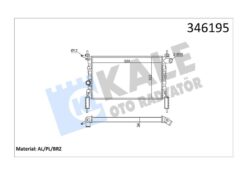 Radyatör Brazing Astra F 1.4ı-1.6ı Klimasız Mek 525x298x22 Al/pl/brz - 1300112-90469375-1300154-1300140