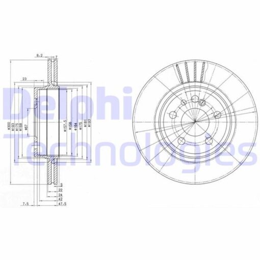 Fren Dıskı Arka Mercedes S-class W140 W220 - A1404230412