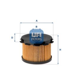 Yakıt Filtresi Partner-p206-p306 Berlıngo-jumpy- Xsara-scudo-corolla 00-02 1.9d 98- Dw8 - 1906.48-1906.49-1906.A9-9628890680