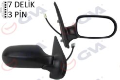 Dış Dikiz Aynası Sağ Palıo Weekend 02 Albea 05 Elektrikli Isıtmalı Konveks 3 Fiş Vm-6155er - 735421071-735302739