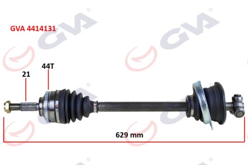 Komple Aks Sol Clıo Iı 1.5dcı 98-05 Abs Li 44diş 629mm Yaylı - 8200534635-8200571876-8200613822