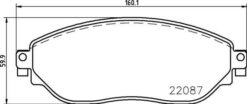 Ön Fren Balata Renault Trafıc Iıı 15 Opel Vıvaro B 15 - 410608638R-410601073R-4423332