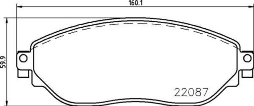 Ön Fren Balata Renault Trafıc Iıı 15 Opel Vıvaro B 15 - 410608638R-410601073R-4423332