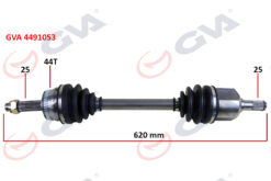 Komple Aks Sol Hyundaı Accent Admıre 1.5l D3ea Crdı 3 Silindir 02-05 Abs Li 25x25 - Abs 44 Diş Komple Boy 620mm - 4950025955-4950025905
