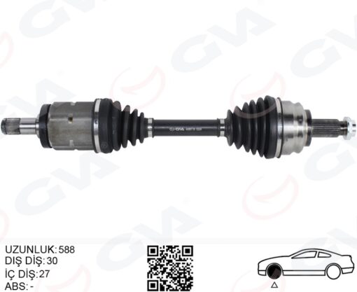 Aks Mılı On Sol Bmw X5 E53 00 06 - 31607561341