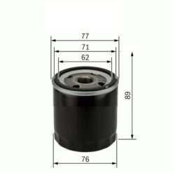 Yağ Filtresi Toyota Aurıs Corolla 1.4l 1ndtv Nde120 Nde150 02-09 / Yarıs 1.4l 1ndtv Nlp90 06-09 / Hılux 2.5l 2kdftv Kun15 Kun25 Kun26 Vıgo 05-15 / 2.4l 2gdftv Gun125 Revo 15- - Kısa Tip - 90915YZZJ3-9091520003-90915TB001