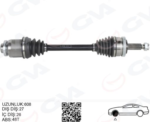 Komple Aks Ön Sag Hyundaı Tucson Jm 2.0 Crdı Abslı 04-10 - 495002E550