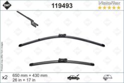Silecek Süpürge Takımı Peugeot P508 Iı 09/18 Ds9 20 Swf Visioflex Flat Blade X2 650 430 Mm - 9823609180-9823609780
