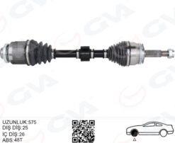 Komple Aks Sağ Getz 1.5 Crdi 03-09 Abs Li 48diş 578mm - 495001C510