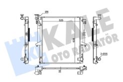 Radyatör Mıtsubıshı L200 Al/pl/brz 525x638x16 - 1350A182-1350A183-1350A348