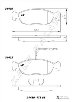 Ön Balata Fişsiz P306 93-01 Xsara 2.0 16v 97-05 P106-saxo 1.4-1.6 Gdb1322 - 4253.16-4251.03-4251.22-4254.50