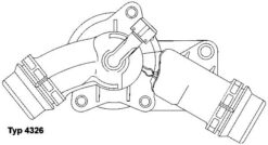Termostat 97 C Bmw M52 M54 E36 E38 E39 E46 E60 E65 E83 E53 E85 - 11531437040