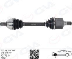 Ön Aks Komple Sol Ford Mondeo 2.0 Tdcı 07 14 Otom. - 7G913B437BE-1788209