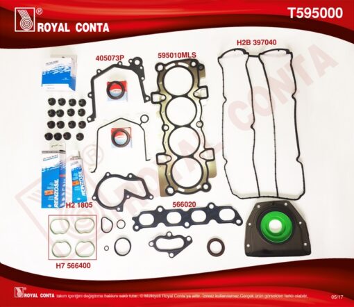 Motor Takım Conta Reınz Keçeli Subp.last Focus Iı 1.6 16v 03-07 100hp - 4M5G 6008