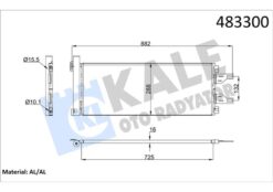 Klıma Radyatoru Kondenser Boxer Iıı-jumper Iıı 2.2hdı-3.0hdı Ducato Iıı Kurutucu İle - 1361235080-6455EP-6455HC
