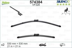 Valeo Silencio X-trm Flat Blade Vm328 X2 530 530 Mm Skoda Fabıa 2 - 5J1998001-5J2998001