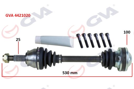 Komple Aks Sağ Palıo-albea 1.3 Mtj 03-07 530mm - 46801689