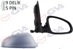 Dış Dikiz Aynası Sağ Astra J 09 Elektrikli Isıtmalı Astarlı Konveks - 1428456-13308360
