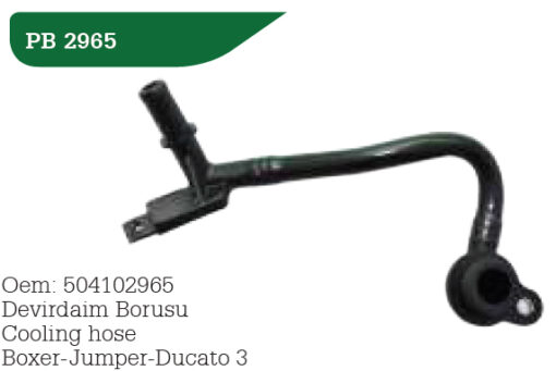 Devırdaım Su Borusu Fıat Ducato 06 Iveco Daıly 06 2.3mjet - 504102965-1021014AA