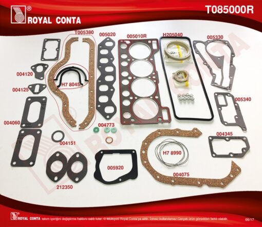 Motor Takım Conta Süper Skt Keçeli Subp.last R9 Broadway-r19 1.4 Karbüratörlü