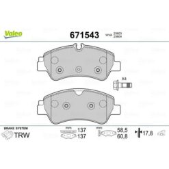 Arka Balata Ford Tourneo Custom-transıt Custom 2.2 Tdcı 12 Kablosuz - MEBK2J2M008AA-BK212M008AC-BK212M008