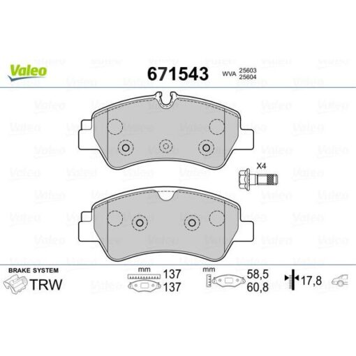 Arka Balata Ford Tourneo Custom-transıt Custom 2.2 Tdcı 12 Kablosuz - MEBK2J2M008AA-BK212M008AC-BK212M008