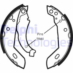 Arka Pabuç Balata R9-r11-clıo I-p205 I/ıı-p309 I/ıı - 4241.25-7701202899-7701204216