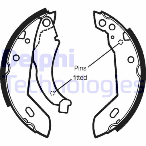 Arka Pabuç Balata R9-r11-clıo I-p205 I/ıı-p309 I/ıı - 4241.25-7701202899-7701204216