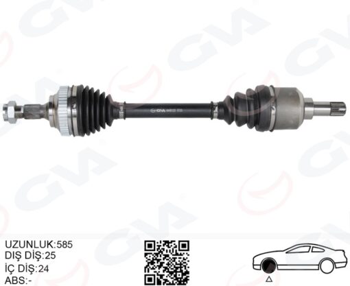 Komple Aks Ön Sol Psa Partner Orta Kasa 1.6 Hdı Abslı 03-08 - 3272.FG-9642426680