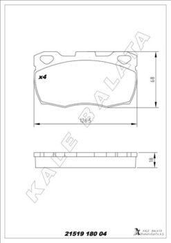 Balata Ön Defender 110-2.5 90 Tdi 90-95 - RTC5574-STC2952