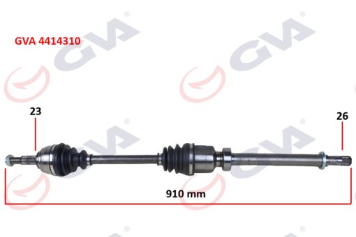 Komple Aks Sağ Clıo Iv 0.9 Tce A/t 12- 6 Vites - 391009101R-391008834R