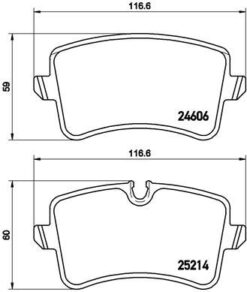 Arka Balata Audı A4 R84 12 A5 13 A6 11 A7 14 Q5 12 2.0tdi 3.0tdi Porsche Macan 14 0986tb3177 - 4G0698451-4G0698451A
