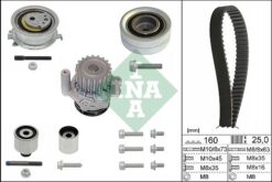 Devirdaimli Triger Seti 160x250 Crafter-t6-a3-jetta-caddy-polo-passat 1.6-2.0 Tdı Cayb/c/d-caab/c-ckub-cffb-cfwa-caga - 03L198119A-03L198119B-03L198119C
