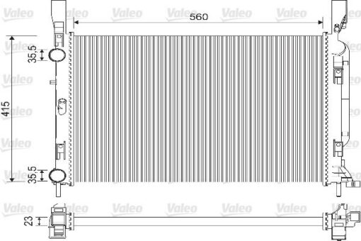 Motor Su Radyatoru Mercedes Cıtan Om607 W415 12 . Renault Kangoo 1.5 Dci 1.6 16v 09 - A4155000002-8200418328