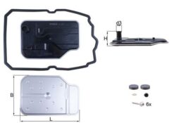 Otomatık Sanzıman Yagı Fıltre Setı Mercedes W203 Cl203 W204 W205 C218 C219 W211 W212 W221 X204 W447 - A2222772800-A2202710380