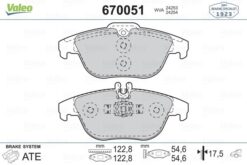 Fren Balatası Arka Mercedes W204 S204 X204 C207 A207 - A0004200205