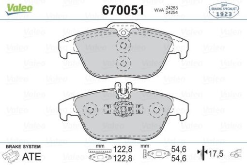 Fren Balatası Arka Mercedes W204 S204 X204 C207 A207 - A0004200205