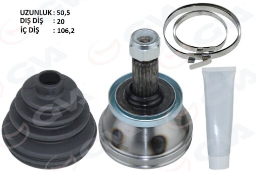 Aks Kafası Dış Polo-cordoba-fabia 1.2 99- Bmd-awy-bbm-azq-bme 1.2 - 6Q0498099A-6Q0498099C