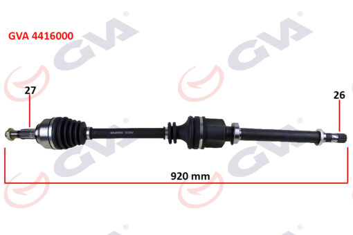 Komple Aks Sağ Kangoo 3 1.5 Dci 08- 921mm - 8200687740
