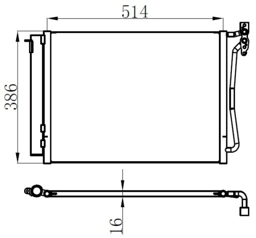 Klıma Radyatoru Bmw M54 M57 N X5 E53 - 64536914216-64538381543