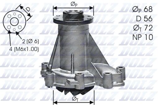 Devırdaım Pompası Mercedes Om601 Om606 W124 S124 W202 S202 W210 S210 W140 W463 - A6052000820