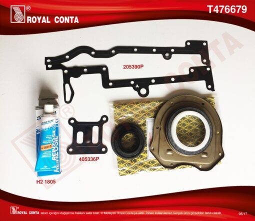 Motor Alt Takım Conta Skt Keçeli Conta Skzsiz Transıt V.347 2.2 06 11 Boxer-jumper-ducato 2.2hdı 06 - 6C116008AA-T520009
