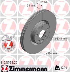 Ön Fren Aynası Adet Volvo Xc60 D3 D4 D5 2.4d 2.0t 3.2 T5 T6 2008 2017 Cap 324x5 Bjn - 31423214-31423305