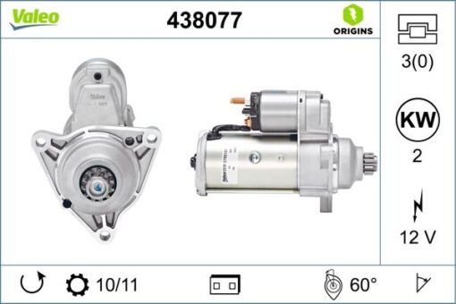 X Marş Motoru 12v 10 Diş Vw Transporter 1.9-2.4-2.5 98-03 - 02B911023A-02B911023AX-02B911023L