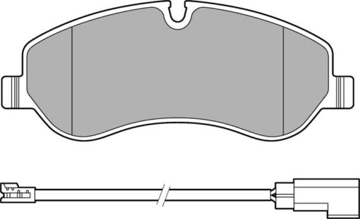 Ön Balata Ford Transıt V363 14 -transıt Custom 2.2 Tdcı 12 Kablolu - MEBK2J2K021AA-BK212K021AA -1842632