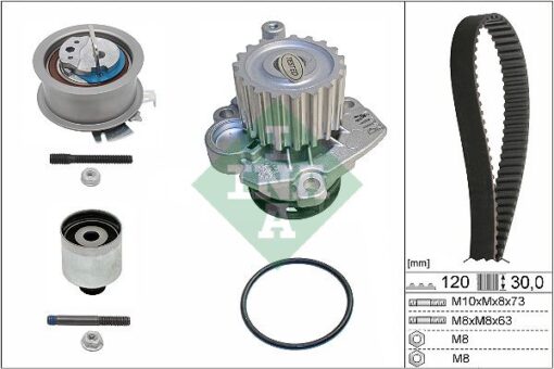 Devirdaimli Triger Seti 120x300 T5-caddy-passat-jetta-golf-polo-a3-leon 1.4-1.9tdı Bjb-axb-amf-bls - 038198119A-038198119C-038198119G