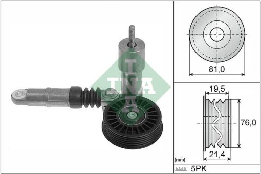 Alternatör Gergi Rulmanı Kütüklü Komple Passat-a4 1.9 Tdı Avf-avb - 038903315P-038903315D
